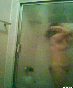 showering amateurs unaware of the hidden camera