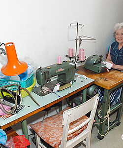 grandma playing with adult toy