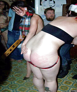 using paddles to punish naughty slaves