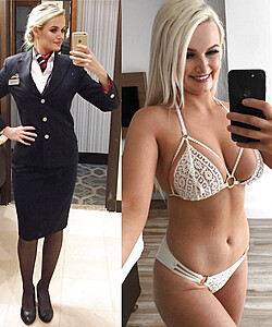 flight attendants dressed and undressed2