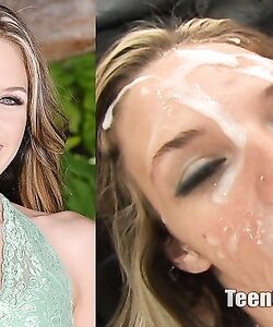 face before and after cumshot