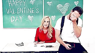 Busty teacher Brandi Love bangs with her hung boy toy Porn Video