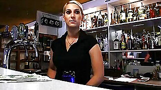 Bartender in Europe Lenka paid for sex Porn Video