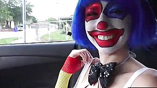 Mikayla Mico in costume banged in public and cum swallows Porn Video