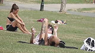 Exhibitionism in a London Park Part One 4K Porn Video