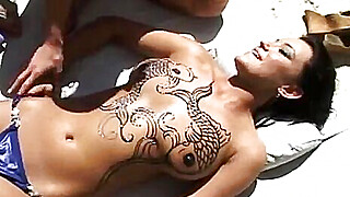 Hot lesbian Devi Emmerson get a figure for sunbath Porn Video